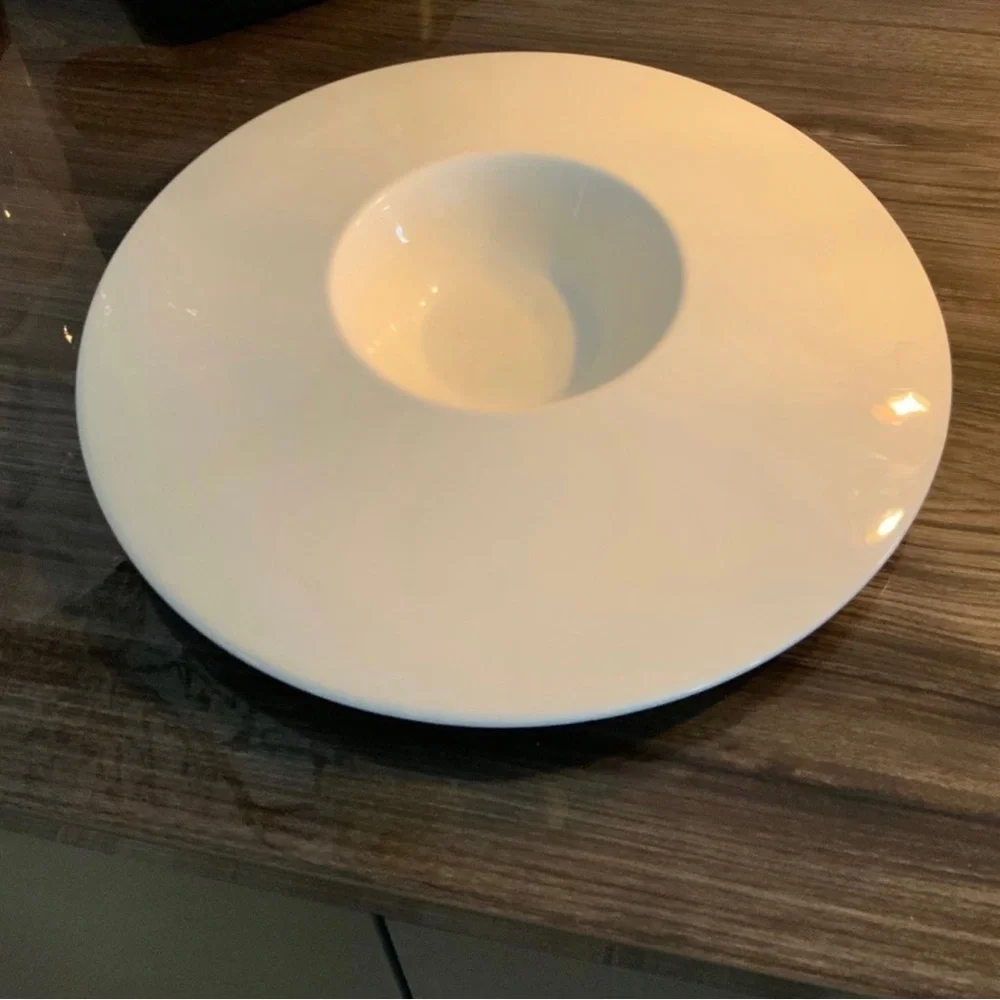 BUNDLE OF TWO Steelite Distinction Commercial Float Plates 12" Small Well Bowl - Picture 2 of 6